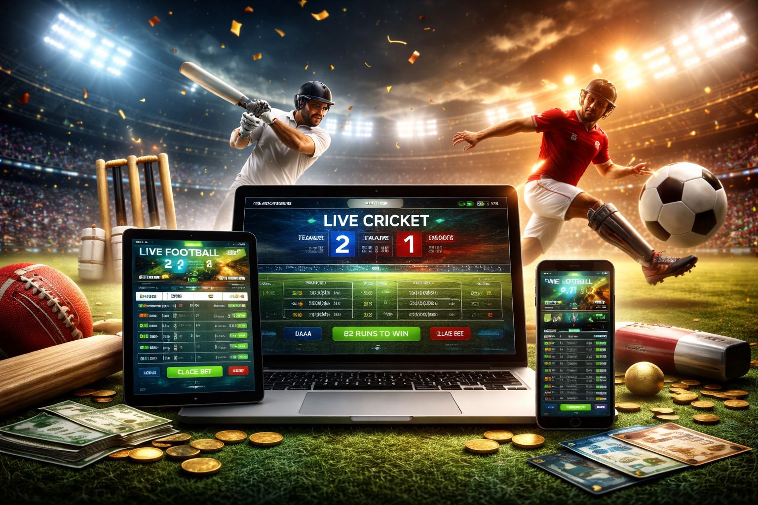 Football, Cricket, And Multi-Sport Markets Ready Every Day